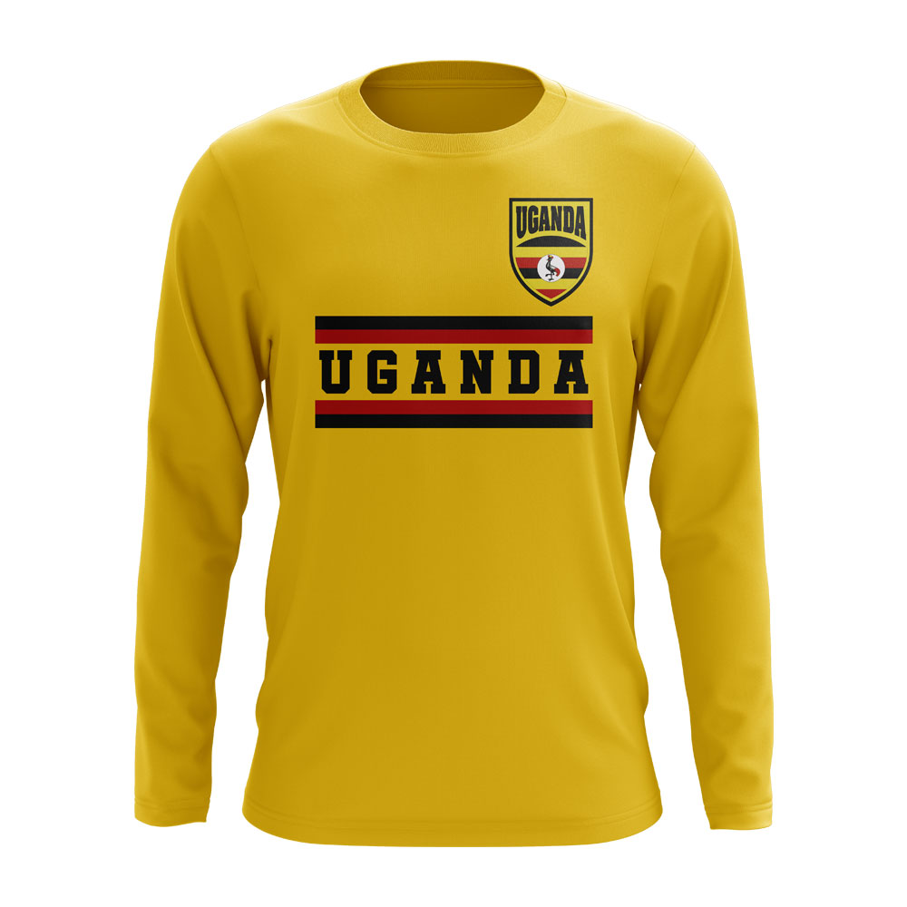 Click to view product details and reviews for Uganda Core Football Country Long Sleeve T Shirt Yellow.