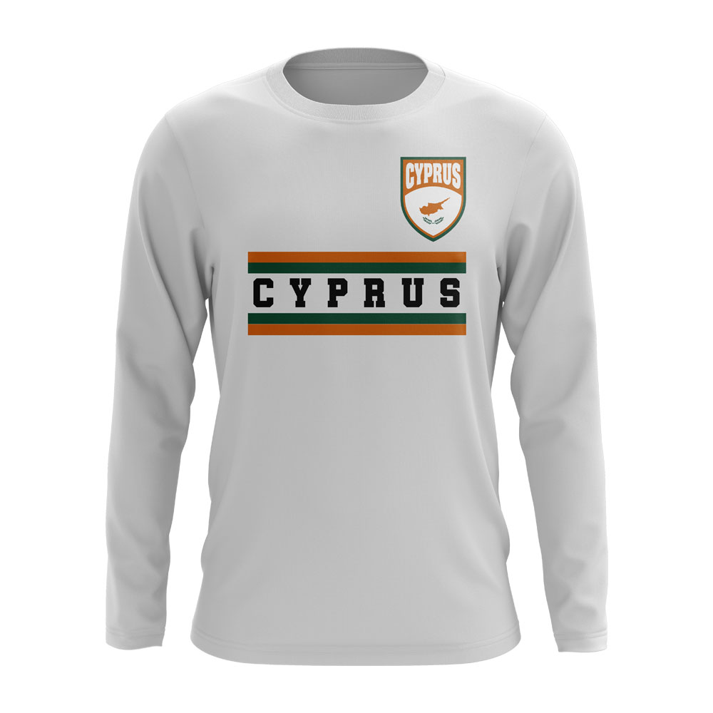 Click to view product details and reviews for Cyprus Core Football Country Long Sleeve T Shirt White.