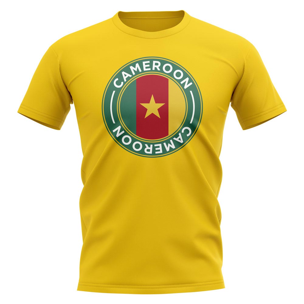 Click to view product details and reviews for Cameroon Football Badge T Shirt Yellow.