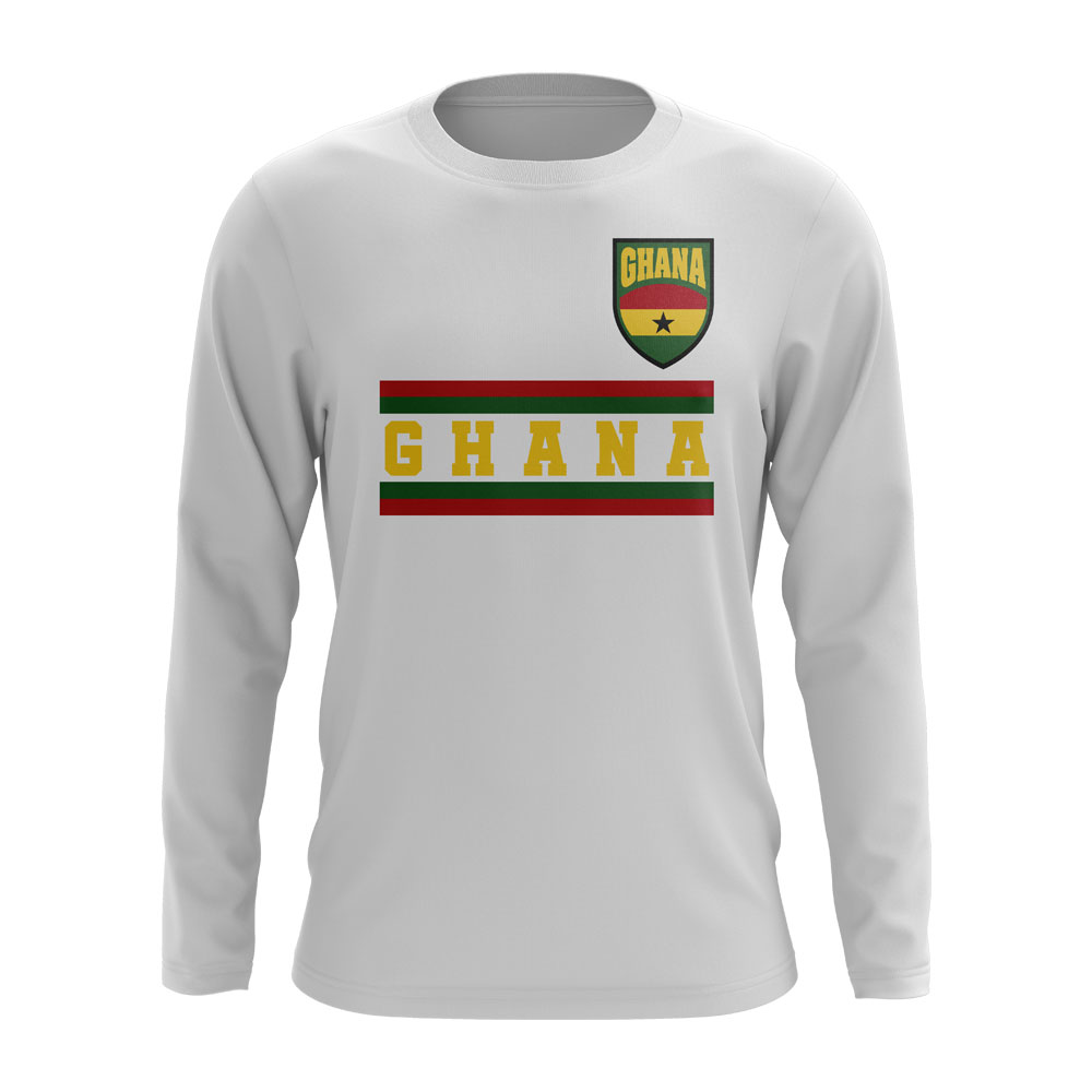 Click to view product details and reviews for Ghana Core Football Country Long Sleeve T Shirt White.