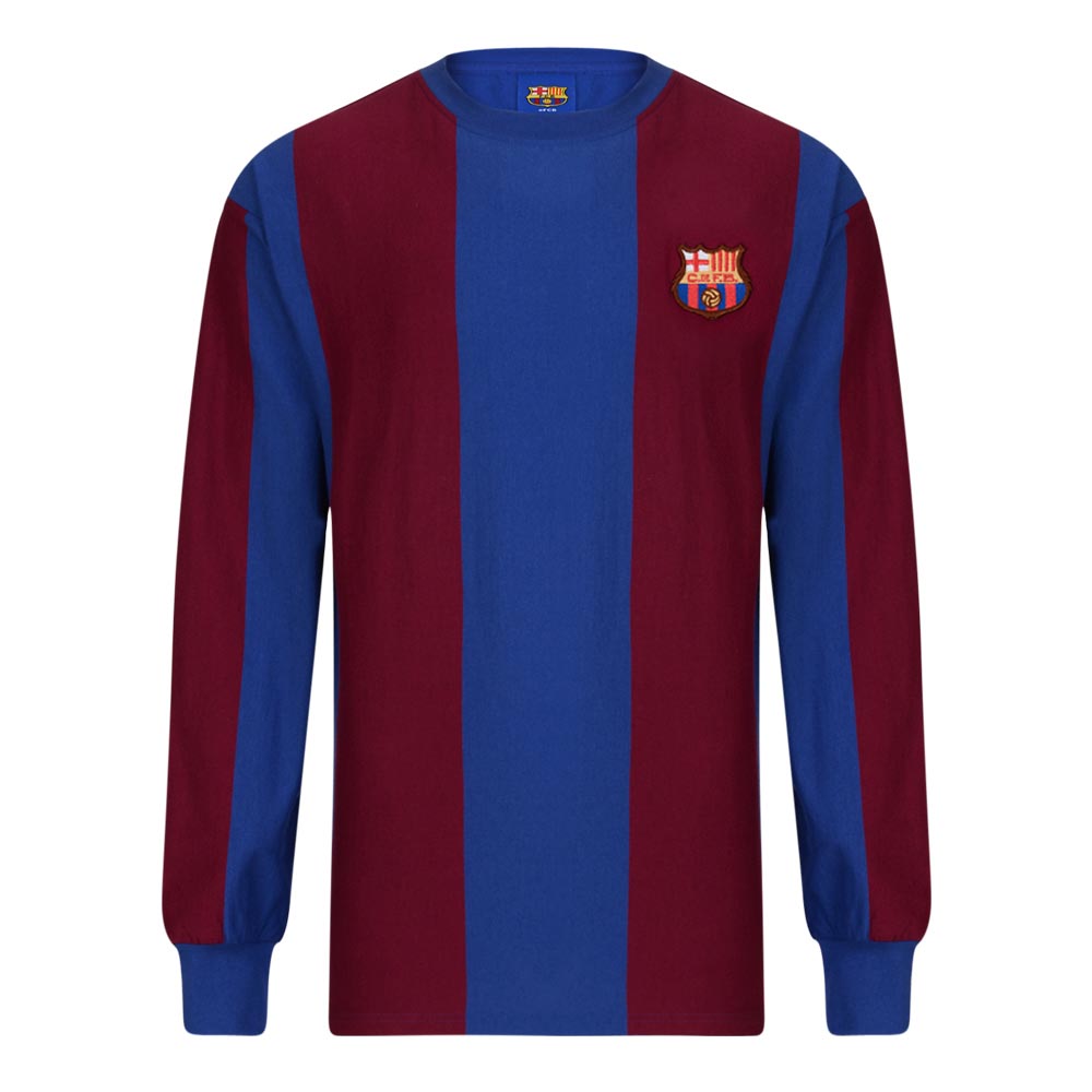 Click to view product details and reviews for Score Draw Barcelona 1974 Long Sleeve Retro Football Shirt. Click to view product details and reviews for Score Draw Barcelona 1974 Long Sleeve Retro Football Shirt.