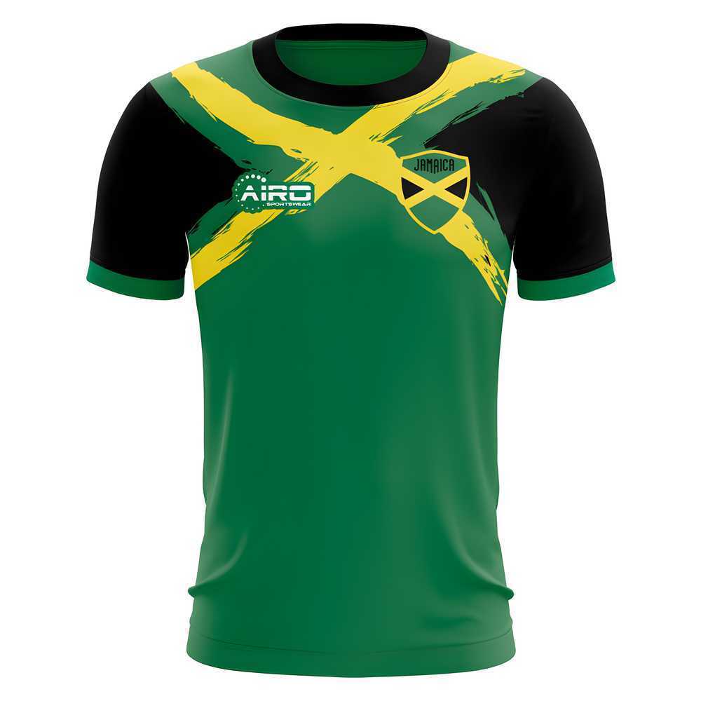 Click to view product details and reviews for 2020 2021 Jamaica Flag Concept Football Shirt.