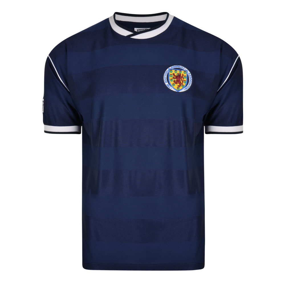 Click to view product details and reviews for Score Draw Scotland 1986 Retro Football Shirt.