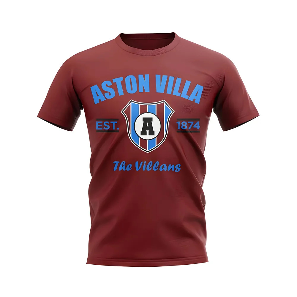 Click to view product details and reviews for Aston Villa Established Football T Shirt Maroon. Click to view product details and reviews for Aston Villa Established Football T Shirt Maroon.