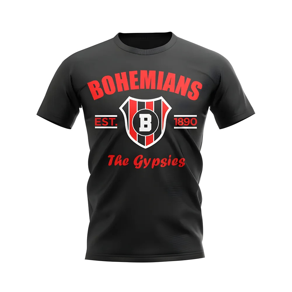 Click to view product details and reviews for Bohemians Established Football T Shirt Black.