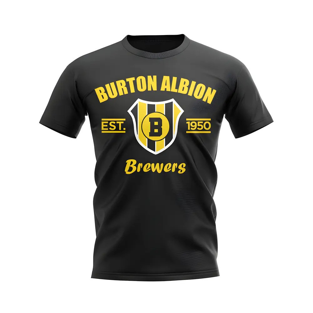 Click to view product details and reviews for Burton Albion Established Football T Shirt Black.
