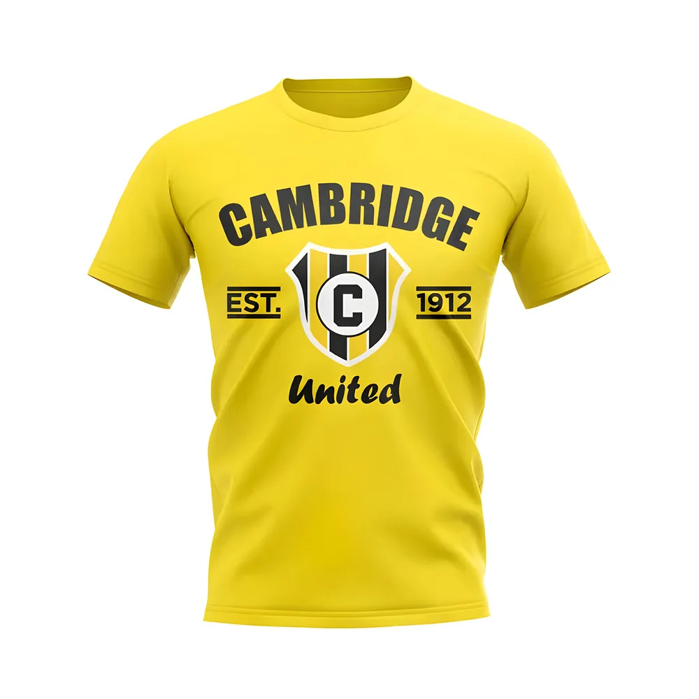 Click to view product details and reviews for Cambridge Established Football T Shirt Yellow. Click to view product details and reviews for Cambridge Established Football T Shirt Yellow.