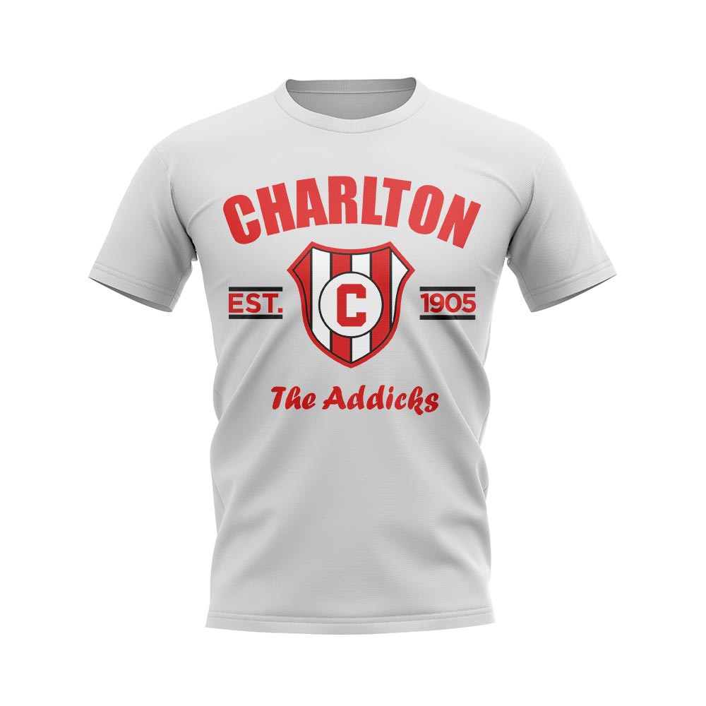 Click to view product details and reviews for Charlton Established Football T Shirt White.