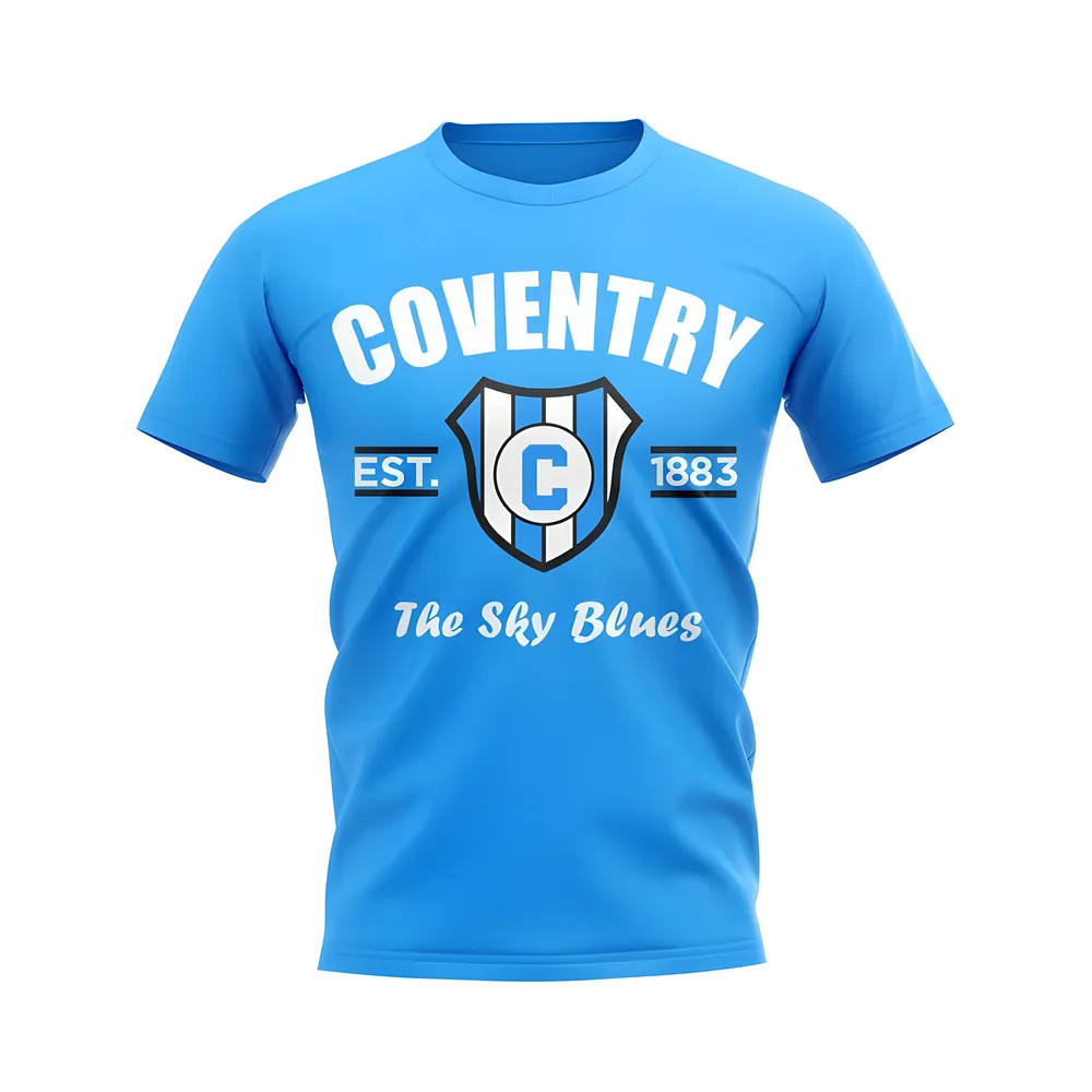 Click to view product details and reviews for Coventry Established Football T Shirt Sky. Click to view product details and reviews for Coventry Established Football T Shirt Sky.