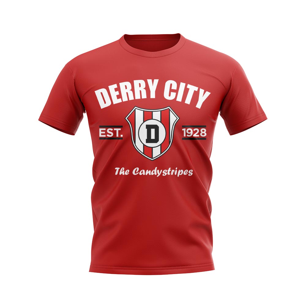 Click to view product details and reviews for Derry City Established Football T Shirt Red.