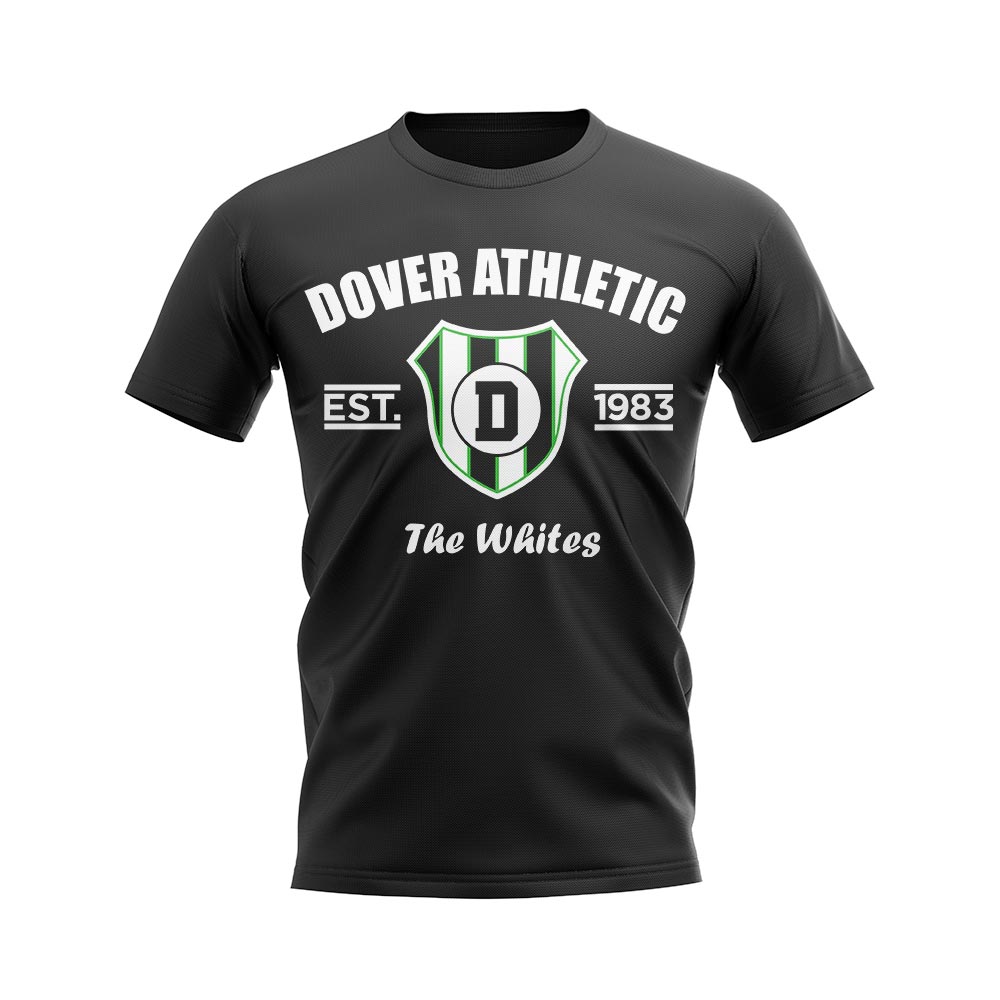 Click to view product details and reviews for Dover Athletic Established Football T Shirt Black. Click to view product details and reviews for Dover Athletic Established Football T Shirt Black.