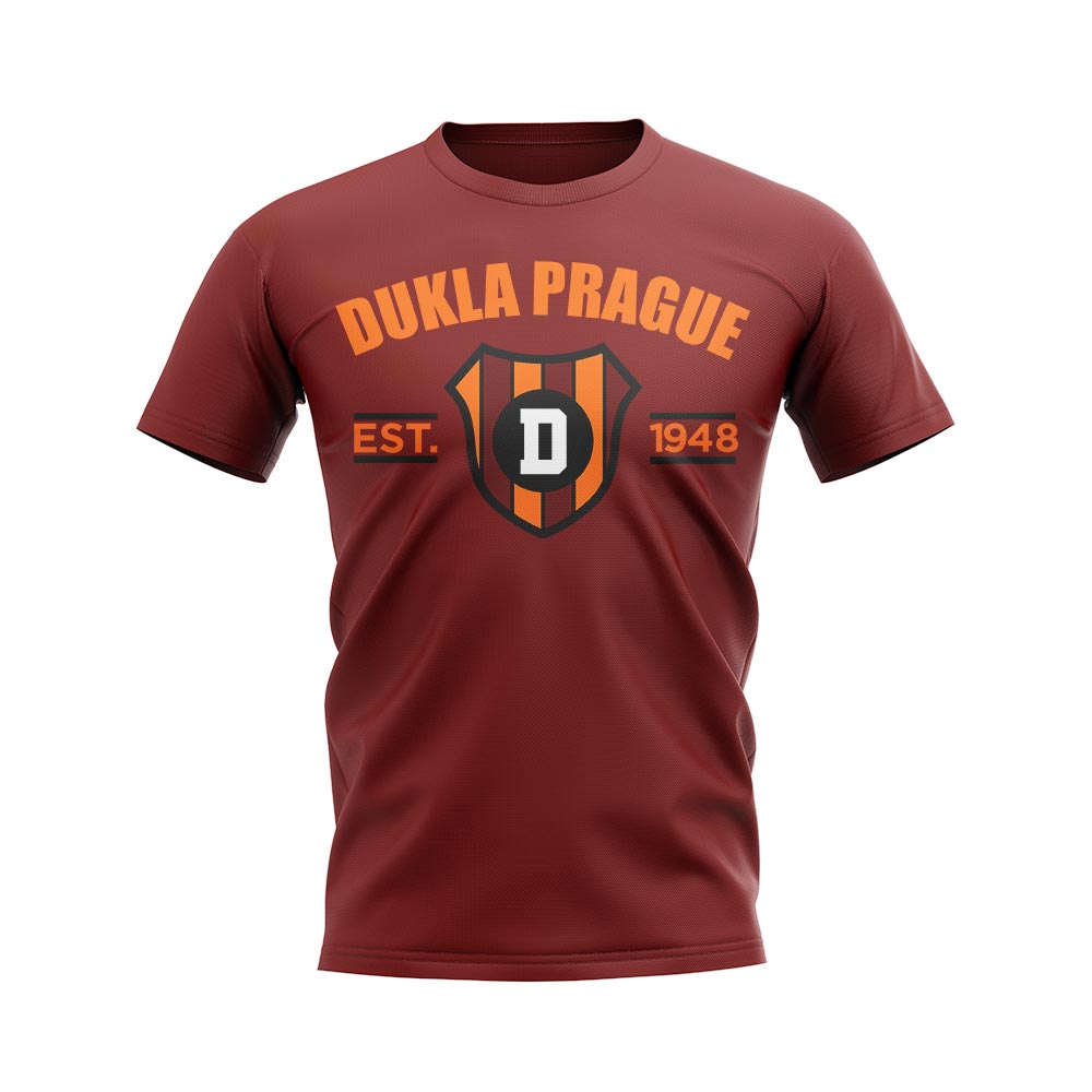 Click to view product details and reviews for Dukla Prague Established Football T Shirt Maroon. Click to view product details and reviews for Dukla Prague Established Football T Shirt Maroon.