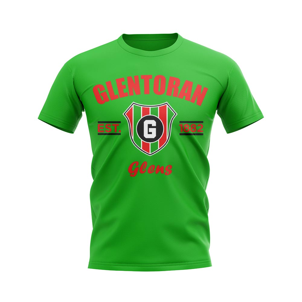 Click to view product details and reviews for Glentoran Established Football T Shirt Green.