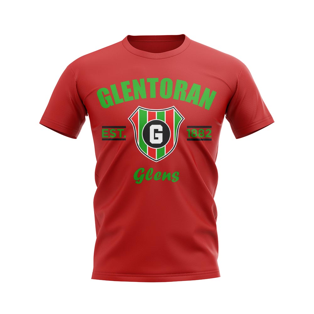Click to view product details and reviews for Glentoran Established Football T Shirt Red.