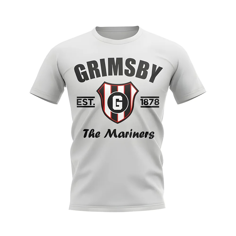 Click to view product details and reviews for Grimsby Established Football T Shirt White. Click to view product details and reviews for Grimsby Established Football T Shirt White.