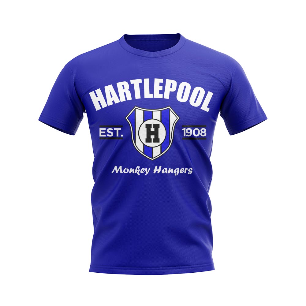 Click to view product details and reviews for Hartlepool Established Football T Shirt Blue.