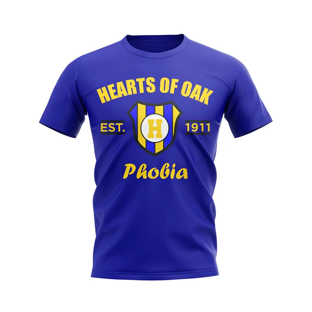 Click to view product details and reviews for Hearts Of Oak Established Football T Shirt Blue.