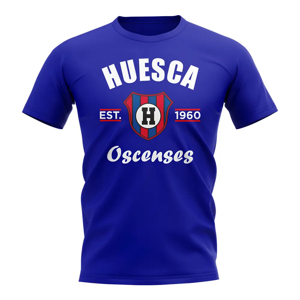 Click to view product details and reviews for Huesca Established Football T Shirt Royal.