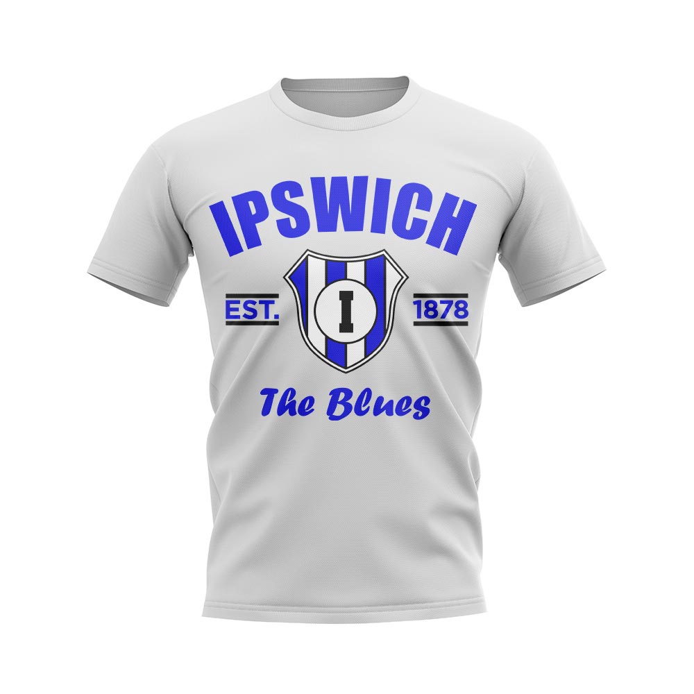 Click to view product details and reviews for Ipswich Established Football T Shirt White.