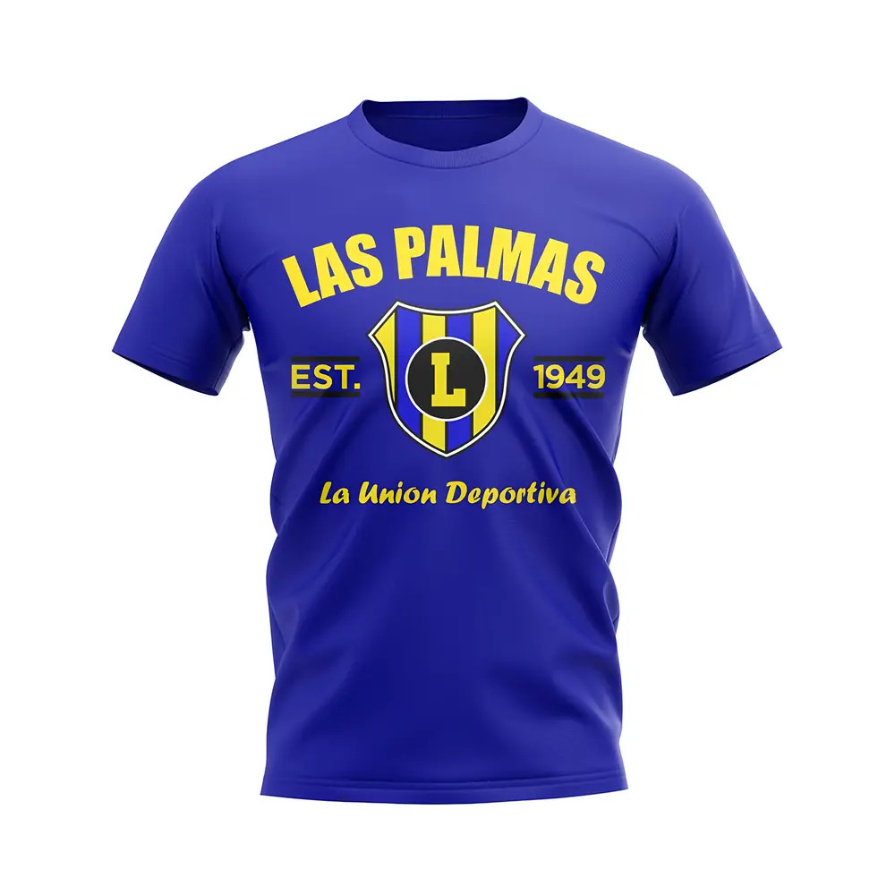 Click to view product details and reviews for Las Palmas Established Football T Shirt Blue. Click to view product details and reviews for Las Palmas Established Football T Shirt Blue.