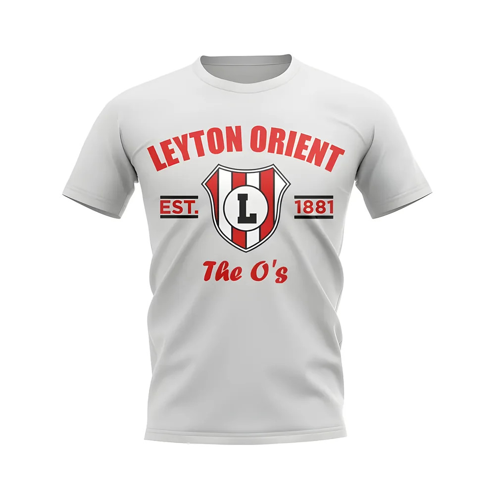 Click to view product details and reviews for Leyton Orient Established Football T Shirt White. Click to view product details and reviews for Leyton Orient Established Football T Shirt White.