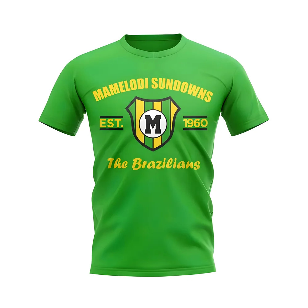 Mamelodi Established Football T-Shirt (Green) Polyester Felipe Melo Aston Villa Uksoccershop Men's Green Xxl