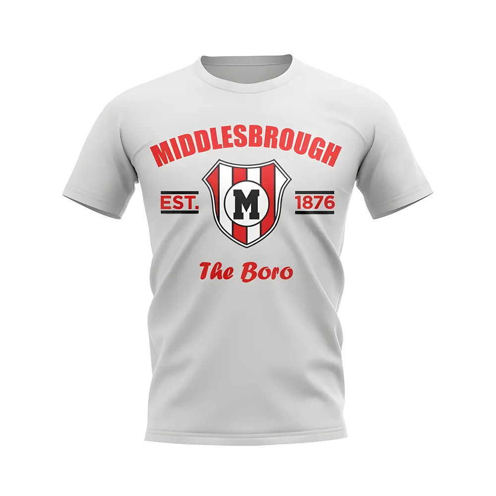 Click to view product details and reviews for Middlesbrough Established Football T Shirt White.