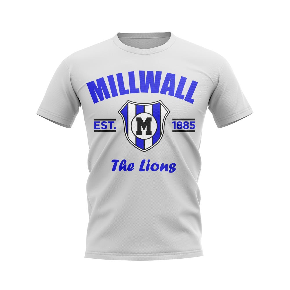 Click to view product details and reviews for Millwall Established Football T Shirt White.