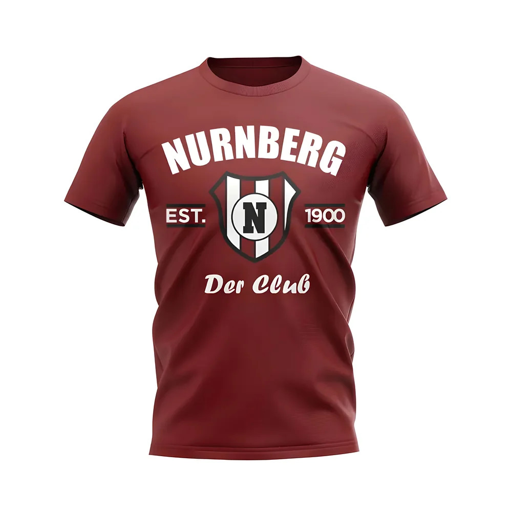 Click to view product details and reviews for Nurnberg Established Football T Shirt Maroon.
