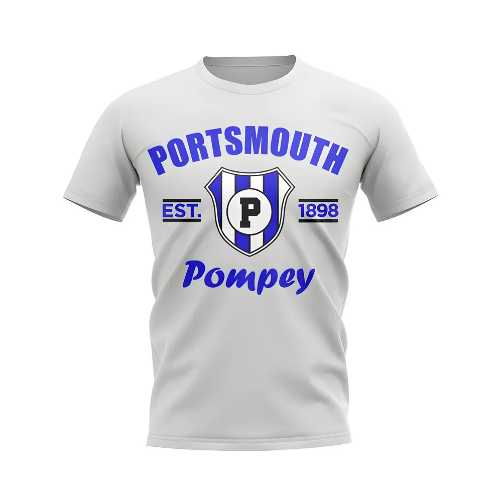 Click to view product details and reviews for Portsmouth Established Football T Shirt White.