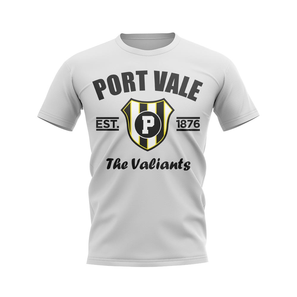 Click to view product details and reviews for Port Vale Established Football T Shirt White. Click to view product details and reviews for Port Vale Established Football T Shirt White.