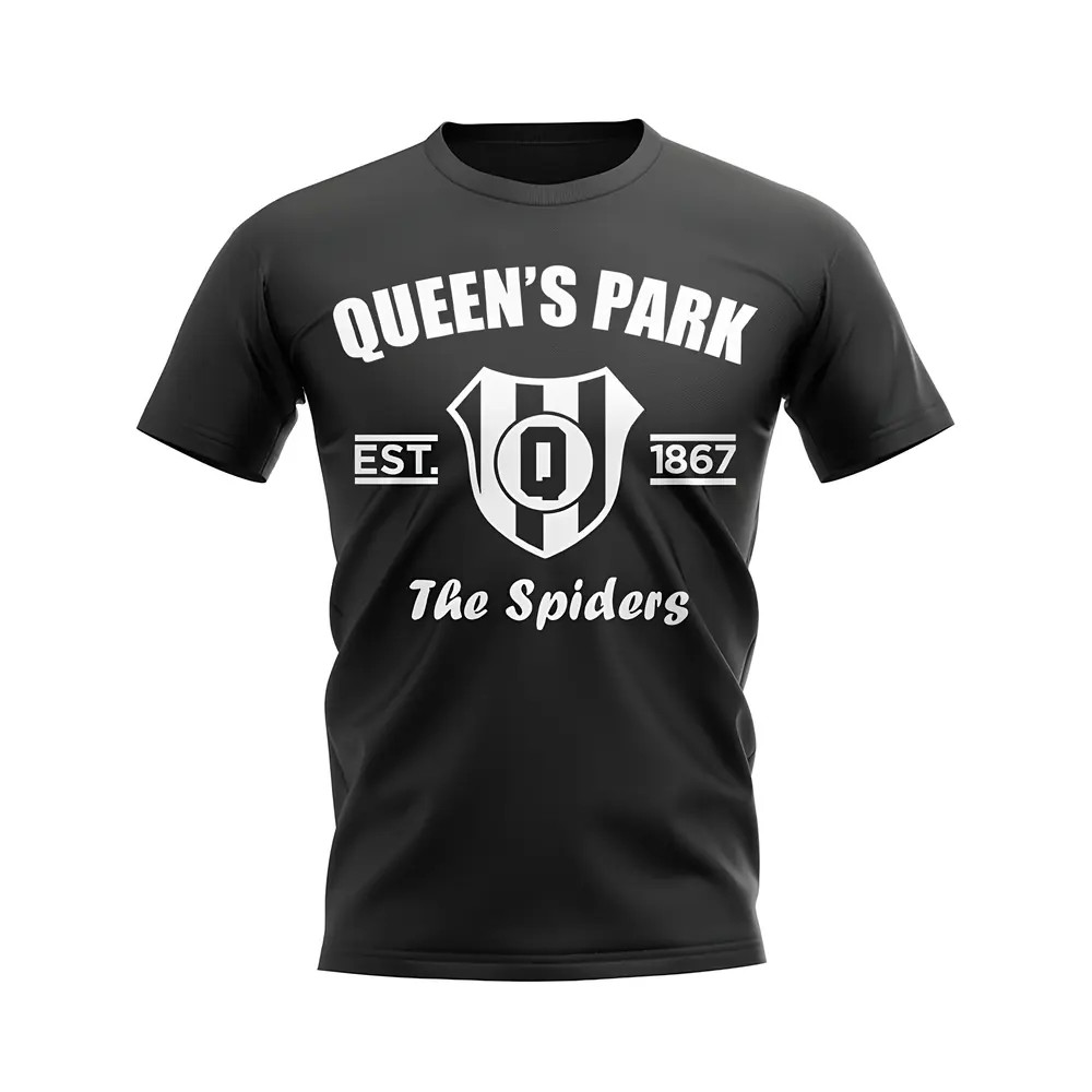 Click to view product details and reviews for Queens Park Established Football T Shirt Black. Click to view product details and reviews for Queens Park Established Football T Shirt Black.