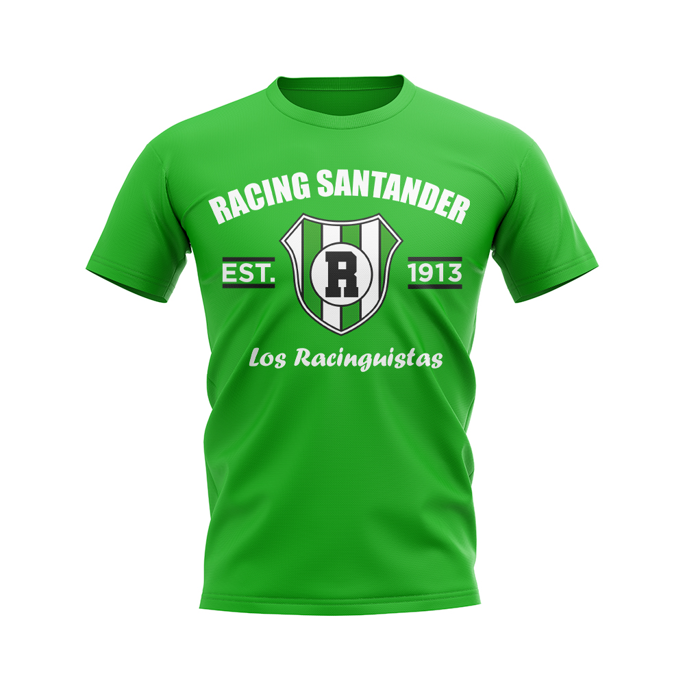 Click to view product details and reviews for Racing Santander Established Football T Shirt Green.