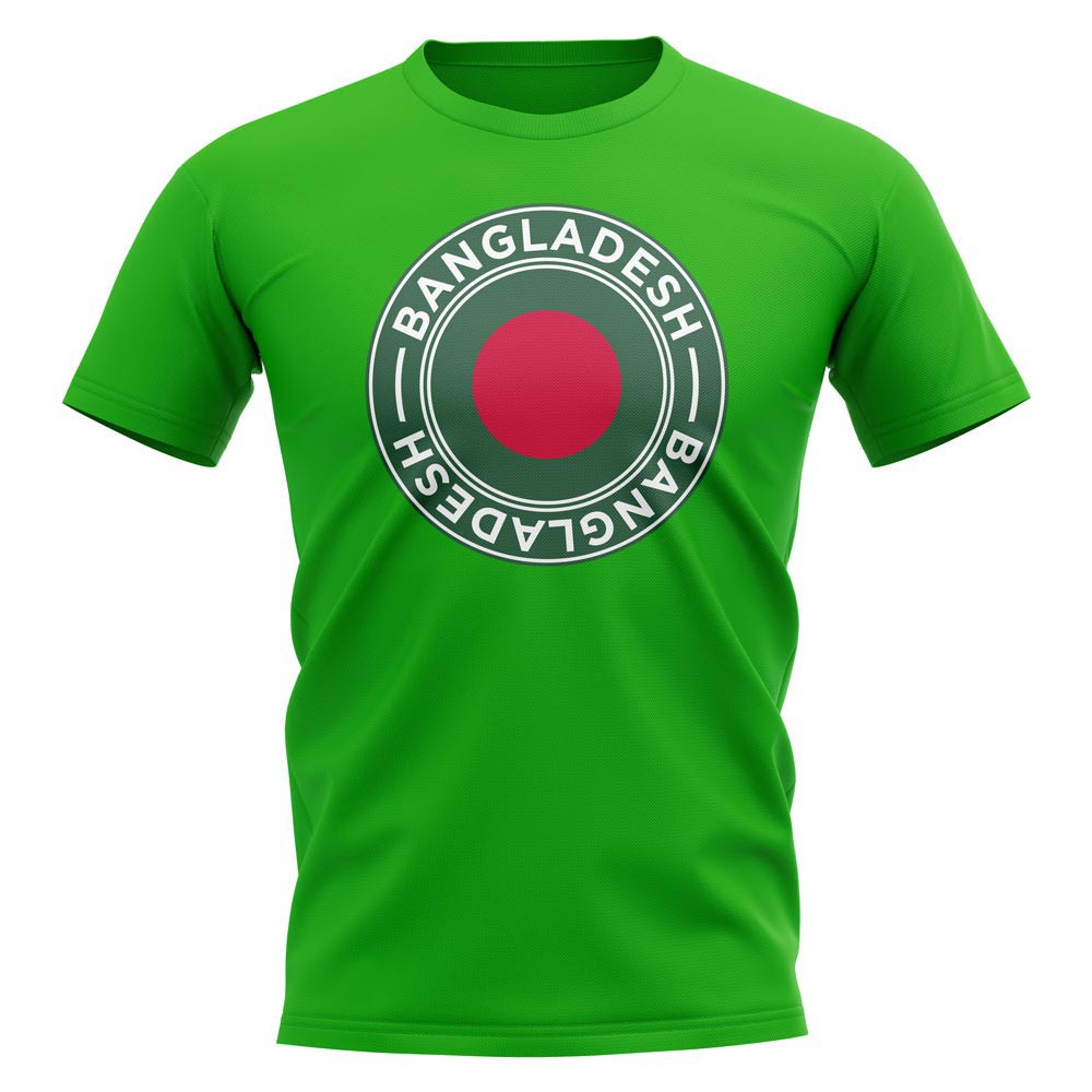 Click to view product details and reviews for Bangladesh Football Badge T Shirt Green.