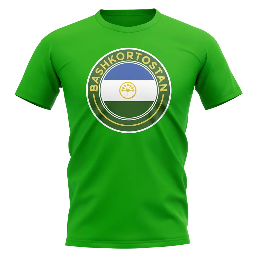 Bashkortostan Football Badge T-Shirt (Green) Polyester Newcastle Uksoccershop Men's Green Xxl