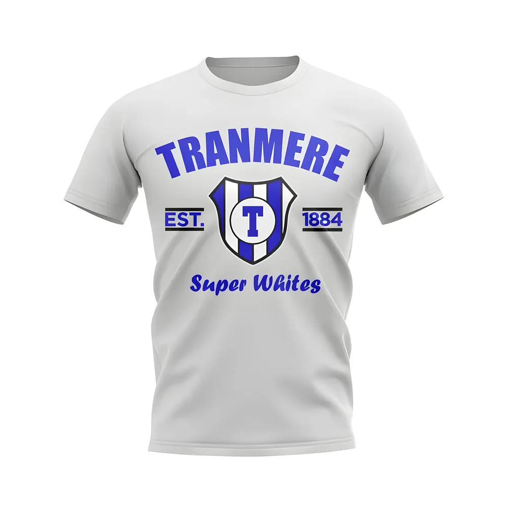 Click to view product details and reviews for Tranmere Established Football T Shirt White.