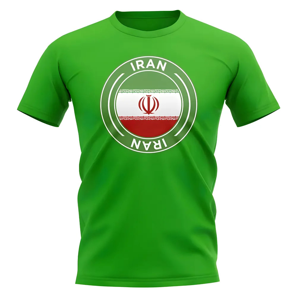 Click to view product details and reviews for Iran Football Badge T Shirt Green. Click to view product details and reviews for Iran Football Badge T Shirt Green.