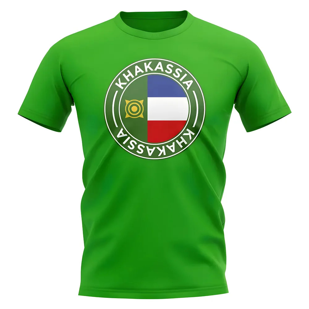 Khakassia Football Badge T-Shirt (Green) Polyester Newcastle Uksoccershop Men's Green Xxl