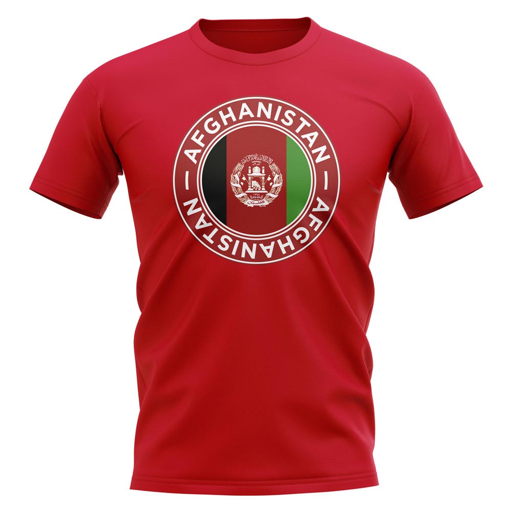 Click to view product details and reviews for Afghanistan Football Badge T Shirt Red.