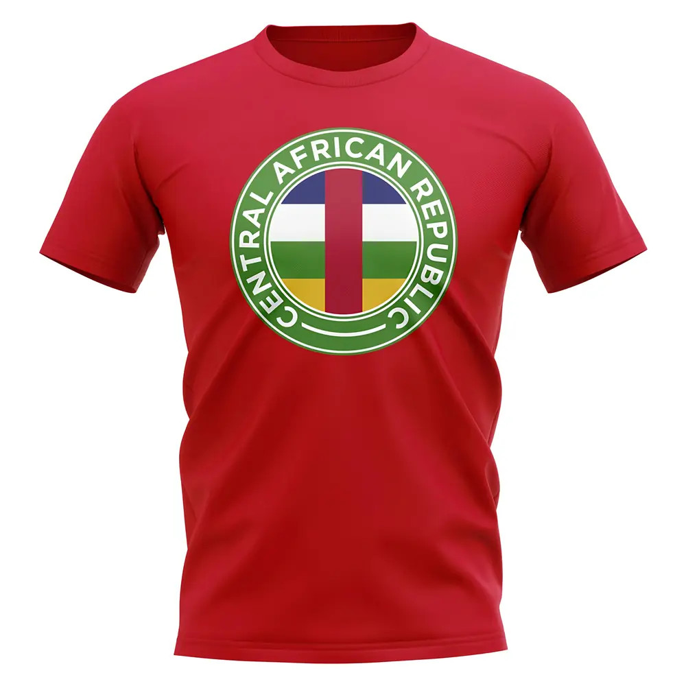 Click to view product details and reviews for Central African Republic Football Badge T Shirt Red. Click to view product details and reviews for Central African Republic Football Badge T Shirt Red.