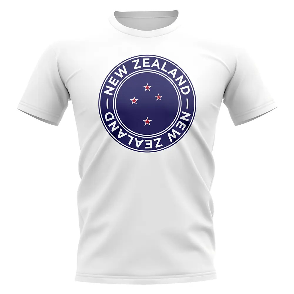 Click to view product details and reviews for New Zealand Football Badge T Shirt White.