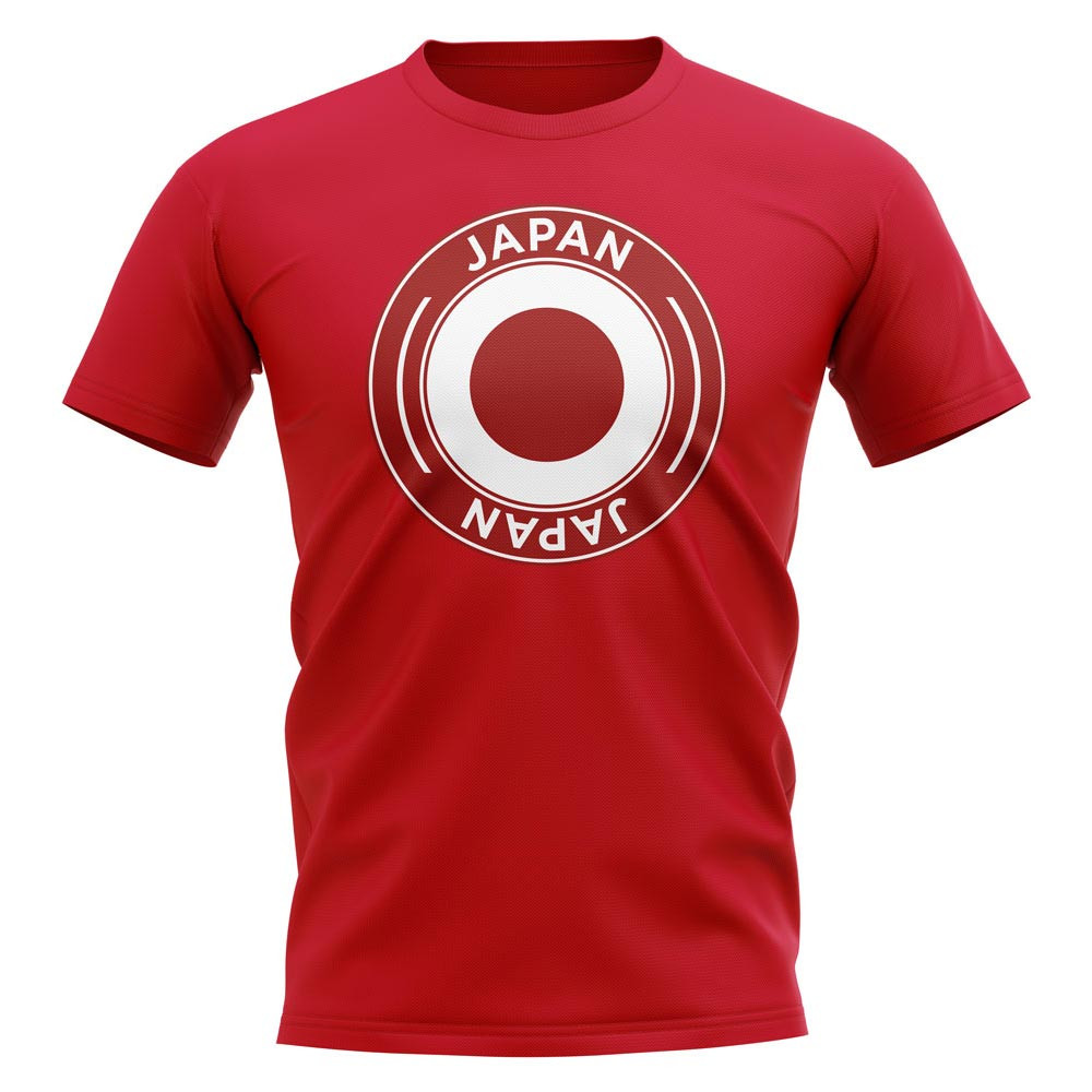 Click to view product details and reviews for Japan Football Badge T Shirt Red.