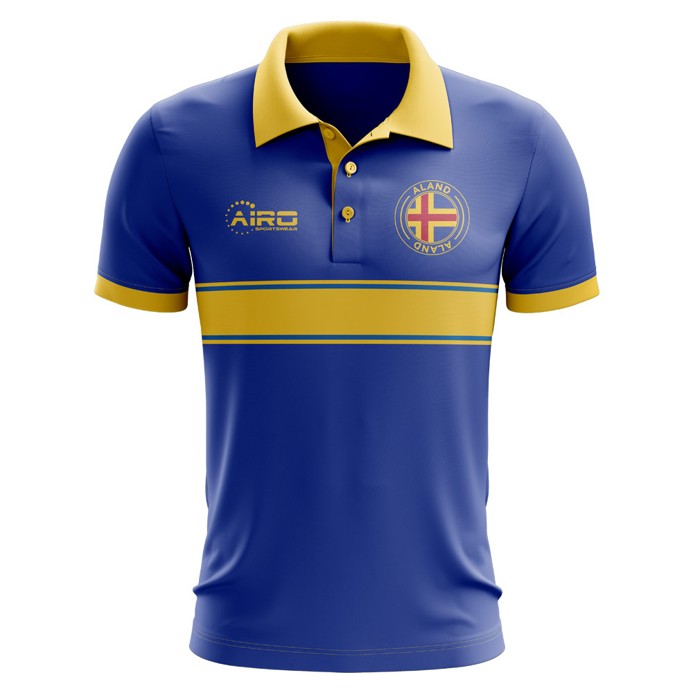 Click to view product details and reviews for Aland Concept Stripe Polo Shirt Blue.