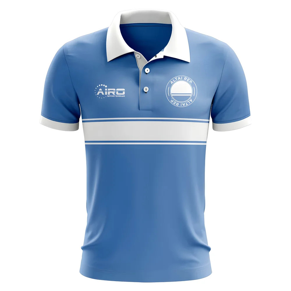 Click to view product details and reviews for Altai Republic Concept Stripe Polo Shirt Sky Kids.