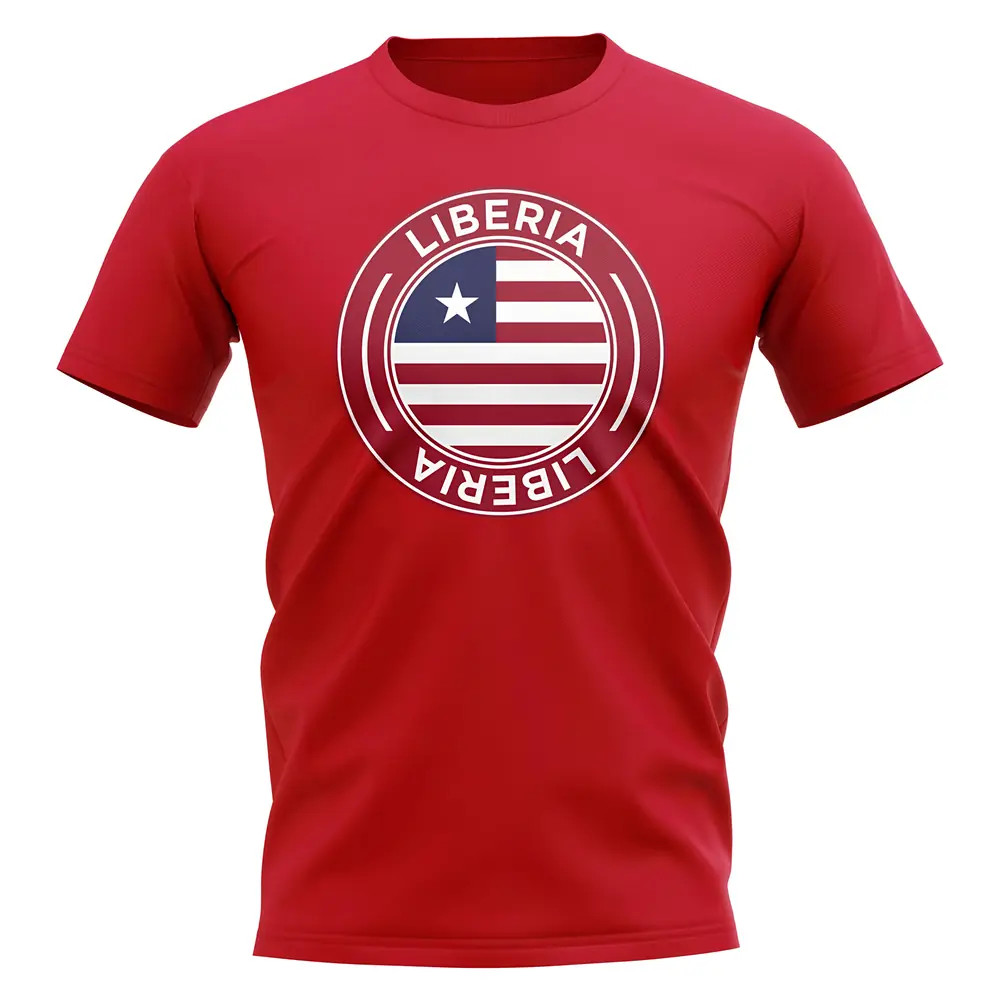 Click to view product details and reviews for Liberia Football Badge T Shirt Red. Click to view product details and reviews for Liberia Football Badge T Shirt Red.