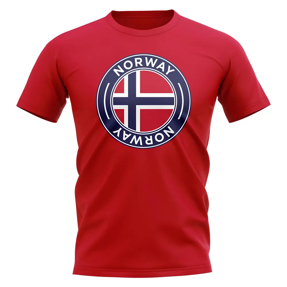 Click to view product details and reviews for Norway Football Badge T Shirt Red.