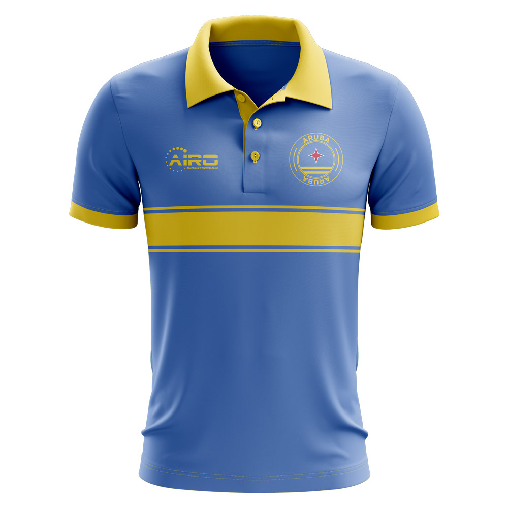 Click to view product details and reviews for Aruba Republic Concept Stripe Polo Shirt Blue.