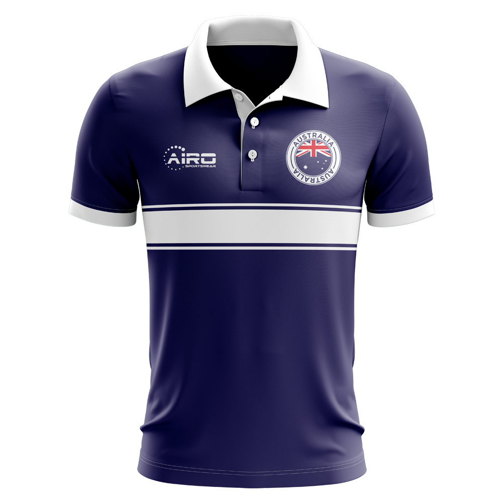 Click to view product details and reviews for Australia Concept Stripe Polo Shirt Navy.