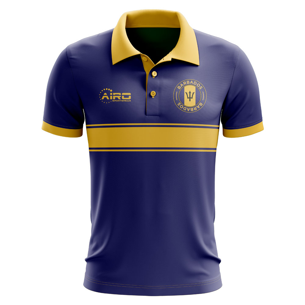 Click to view product details and reviews for Barbados Concept Stripe Polo Shirt Navy.