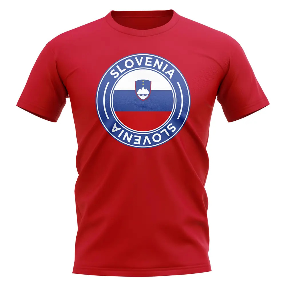 Click to view product details and reviews for Slovenia Football Badge T Shirt Red.